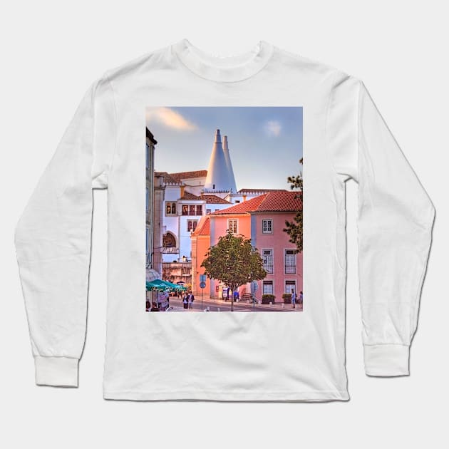 sintra sunset Long Sleeve T-Shirt by terezadelpilar